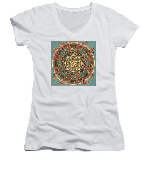 Co Creation Contracts Are Made - Women's V-Neck - I Love Mandalas