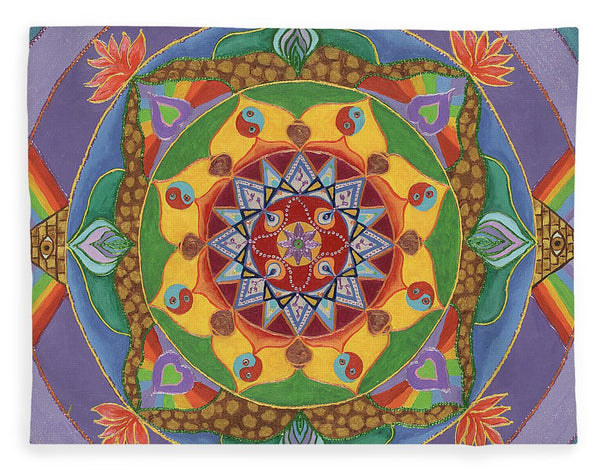 Self Actualization The Individual Need To Evolve - Blanket - I Love Mandalas