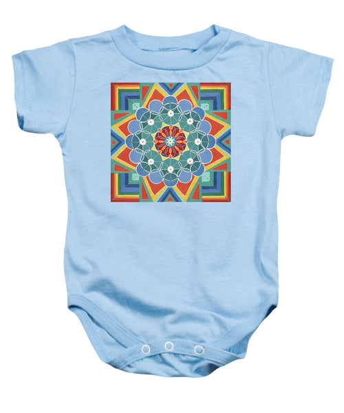 The Circle Of Life Relationships - Baby Onesie - I Love Mandalas