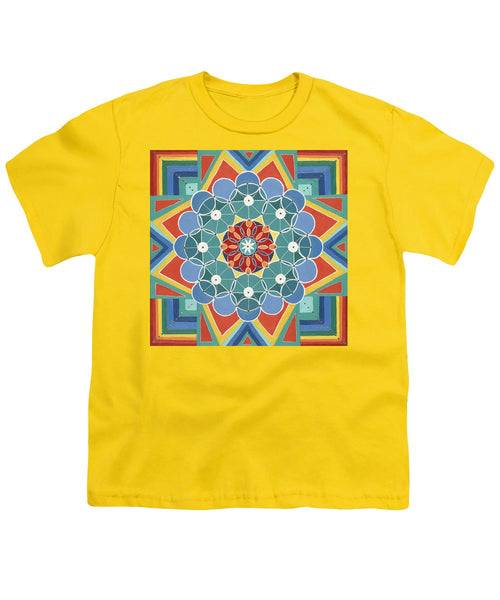 The Circle Of Life Relationships - Youth T-Shirt - I Love Mandalas