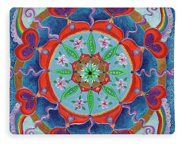 The Seed Is Planted Creation - Blanket - I Love Mandalas