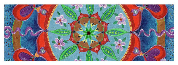 Mandala Yoga Mat with Grip - The Seed Is Planted Creation - I Love Mandalas