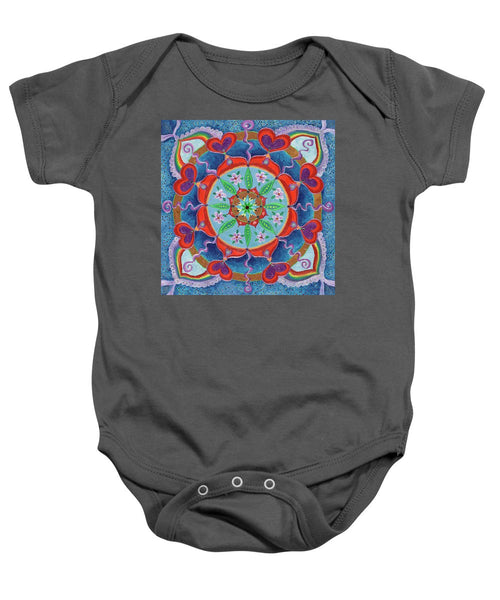 The Seed Is Planted Creation - Baby Onesie - I Love Mandalas
