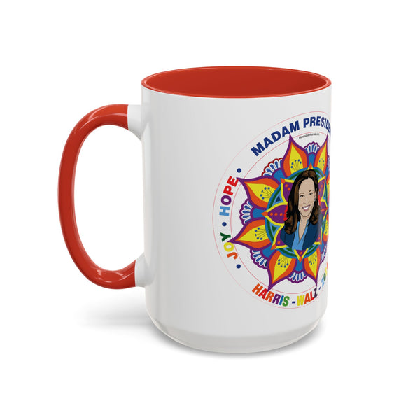 Mandalas for Kamala Pride Colors Coffee Mug (11, 15oz)