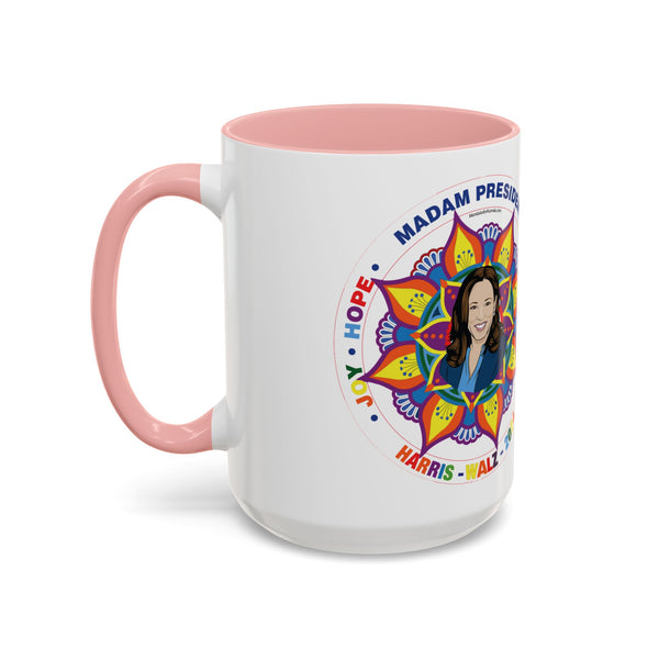 Mandalas for Kamala Pride Colors Coffee Mug (11, 15oz)