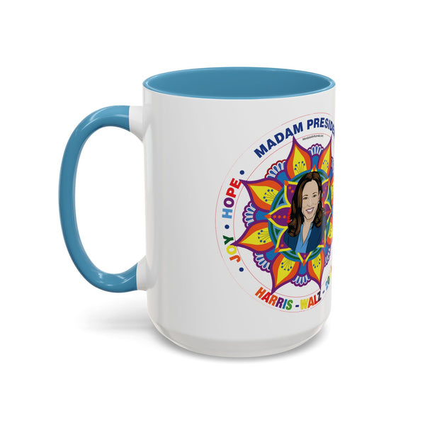 Mandalas for Kamala Pride Colors Coffee Mug (11, 15oz)