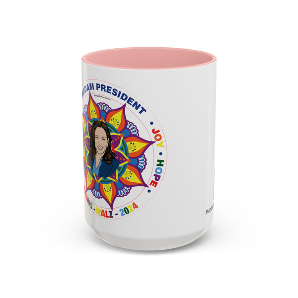 Mandalas for Kamala Pride Colors Coffee Mug (11, 15oz)