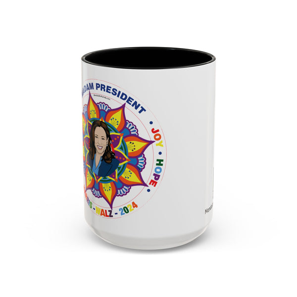 Mandalas for Kamala Pride Colors Coffee Mug (11, 15oz)