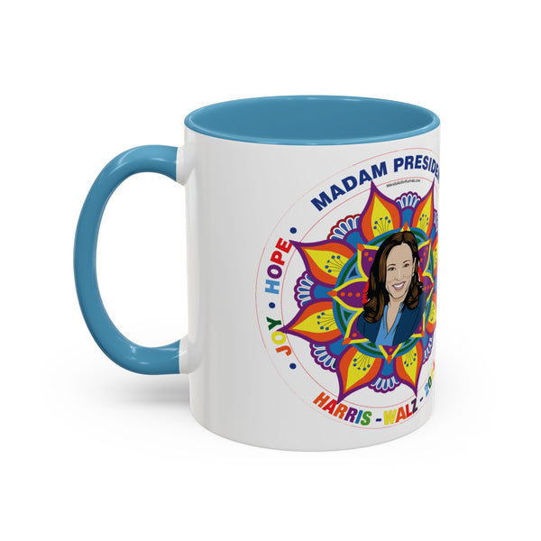 Mandalas for Kamala Pride Colors Coffee Mug (11, 15oz)