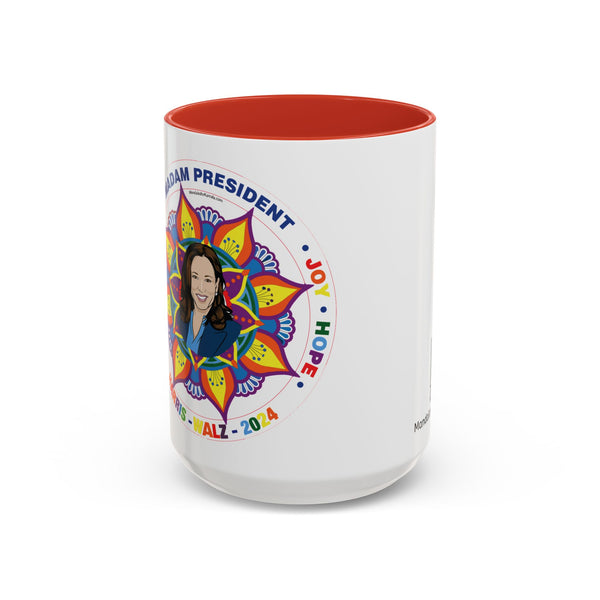 Mandalas for Kamala Pride Colors Coffee Mug (11, 15oz)