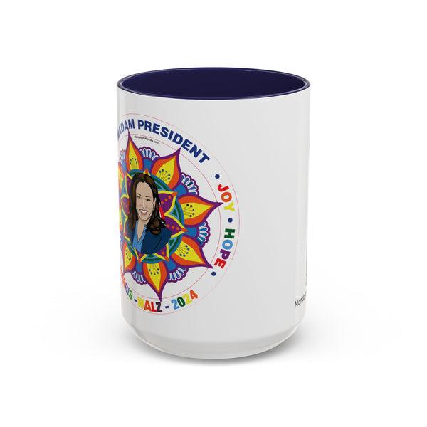 Mandalas for Kamala Pride Colors Coffee Mug (11, 15oz)