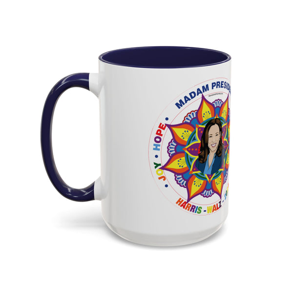 Mandalas for Kamala Pride Colors Coffee Mug (11, 15oz)