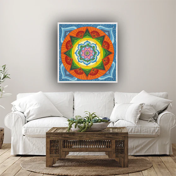 Ever Changing: Always Changing - Canvas Print – I Love Mandalas