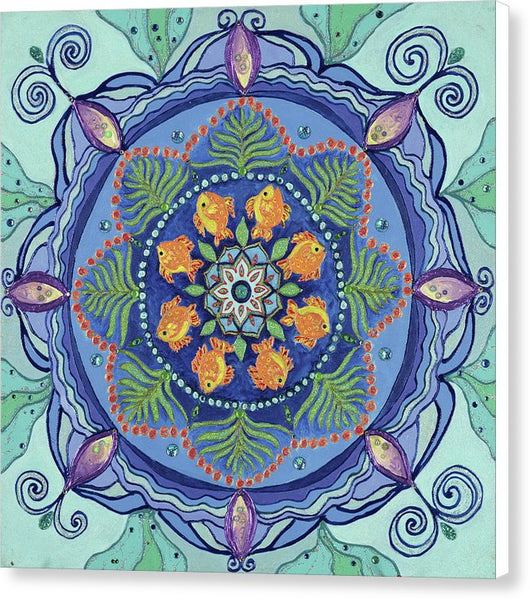 And So It Grows Expansion And Creation - Canvas Print - I Love Mandalas