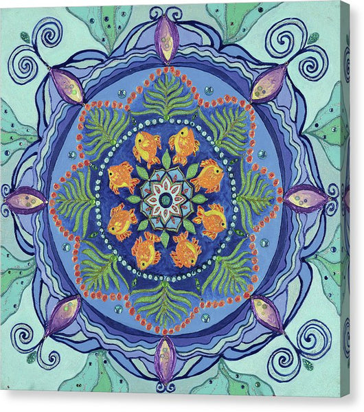 And So It Grows Expansion And Creation - Canvas Print - I Love Mandalas