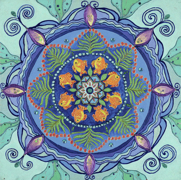 And So It Grows Expansion And Creation - Art Print - I Love Mandalas