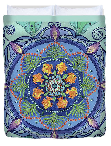 And So It Grows Expansion And Creation - Duvet Cover - I Love Mandalas