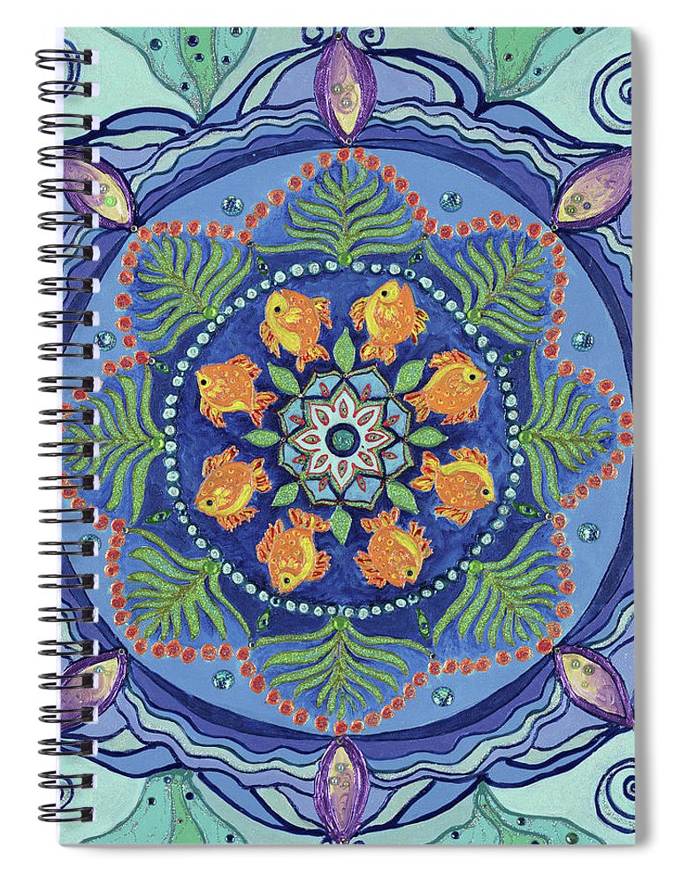 And So It Grows Expansion And Creation - Spiral Notebook - I Love Mandalas