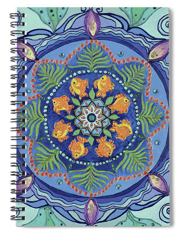 And So It Grows Expansion And Creation - Spiral Notebook - I Love Mandalas