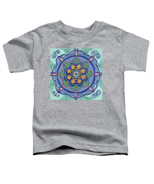 And So It Grows Expansion And Creation - Toddler T-Shirt - I Love Mandalas