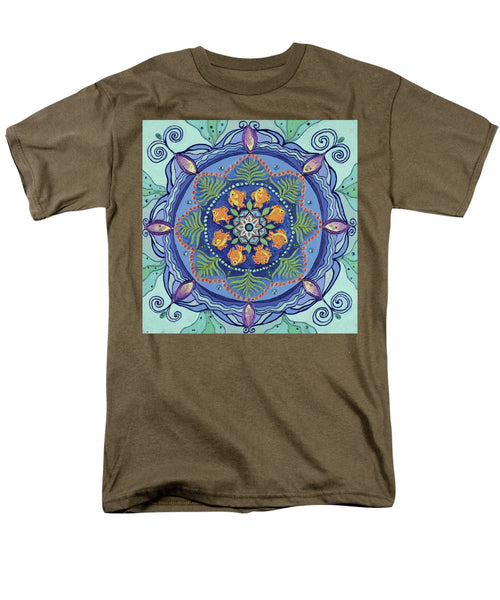 And So It Grows Expansion And Creation - Men's T-Shirt (Regular Fit) - I Love Mandalas