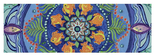 Yoga Mat- And So It Grows Expansion And Creation - I Love Mandalas