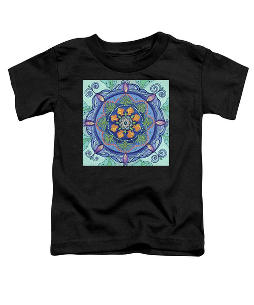 And So It Grows Expansion And Creation - Toddler T-Shirt - I Love Mandalas