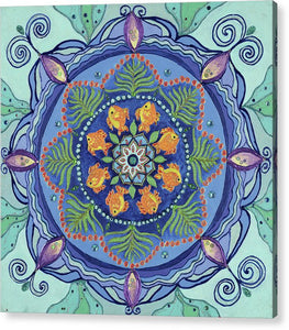 And So It Grows Expansion And Creation - Acrylic Print - I Love Mandalas