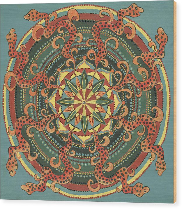 Co Creation Contracts Are Made - Wood Print - I Love Mandalas