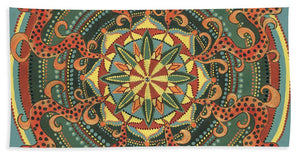 Co Creation Contracts Are Made - Bath Towel - I Love Mandalas