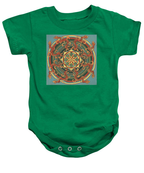 Co Creation Contracts Are Made - Baby Onesie - I Love Mandalas