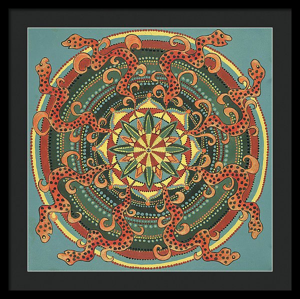Co Creation Contracts Are Made - Framed Print - I Love Mandalas