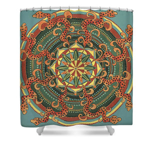Co Creation Contracts Are Made - Shower Curtain - I Love Mandalas