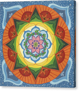 Ever Changing Always Changing - Canvas Print - I Love Mandalas