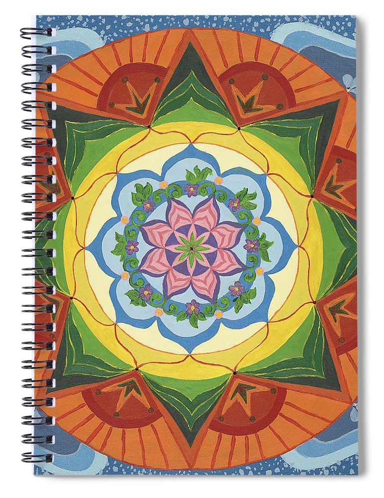 Ever Changing Always Changing - Spiral Notebook - I Love Mandalas