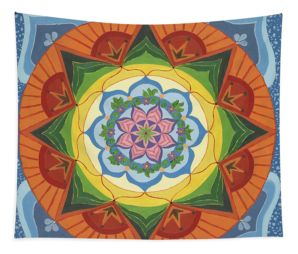 Mandala Tapestry-Ever Changing Always Changing - I Love Mandalas