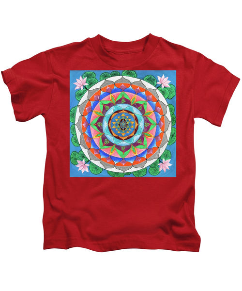 Evolutionary Man - Kids T-Shirt - I Love Mandalas