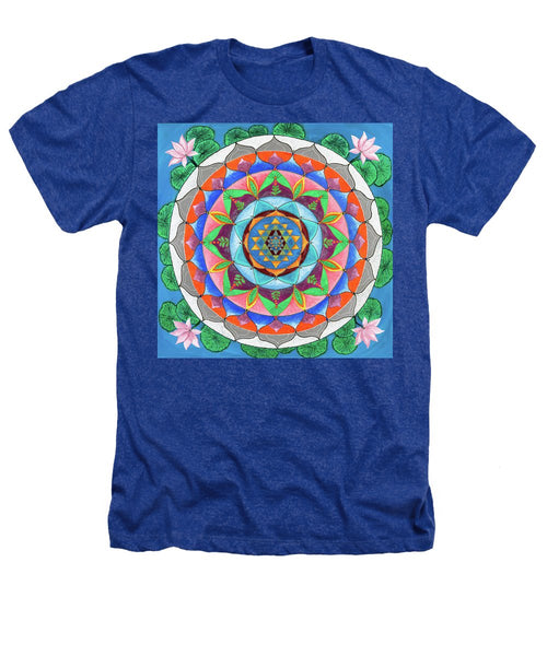 Evolutionary Man - Heathers T-Shirt - I Love Mandalas