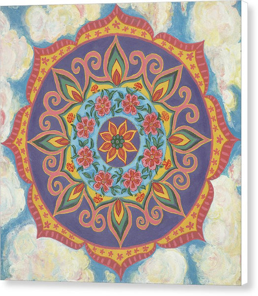 Grace And Ease The Art Of Allowing - Canvas Print - I Love Mandalas