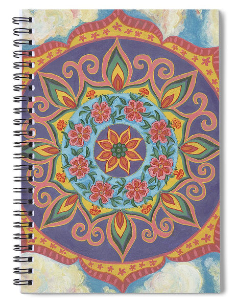 Grace And Ease The Art Of Allowing - Spiral Notebook - I Love Mandalas