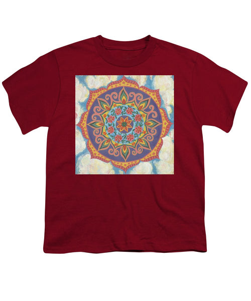Grace And Ease The Art Of Allowing - Youth T-Shirt - I Love Mandalas