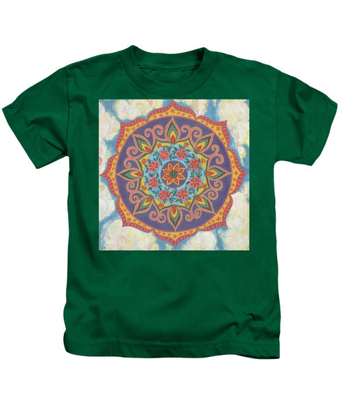 Grace And Ease The Art Of Allowing - Kids T-Shirt - I Love Mandalas