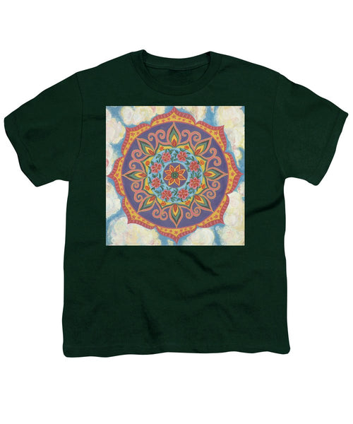 Grace And Ease The Art Of Allowing - Youth T-Shirt - I Love Mandalas