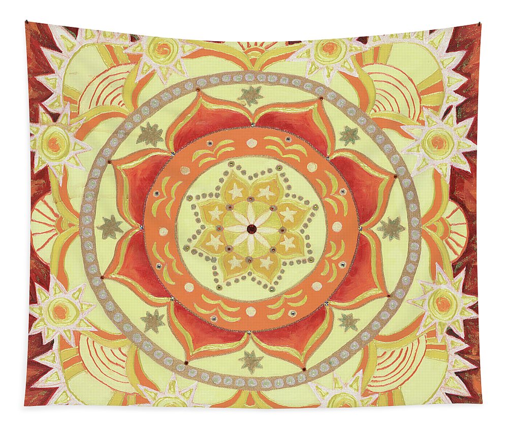 Mandala Tapestry-It Takes All Kinds The Universal Need to Express - I Love Mandalas