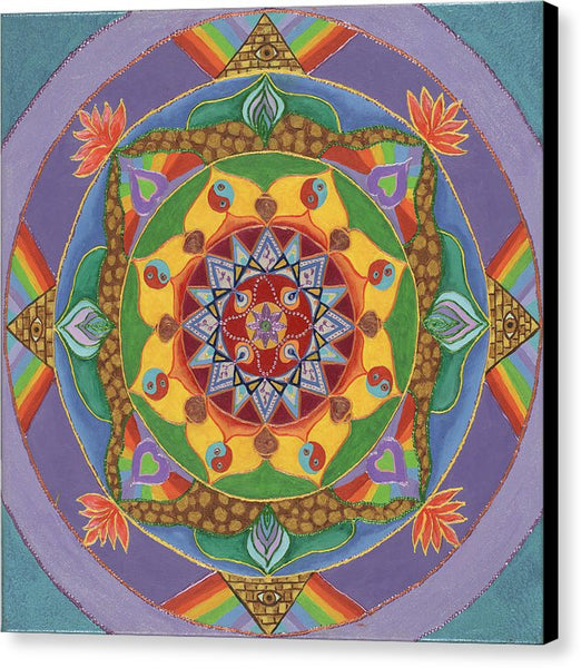 Self Actualization The Individual Need To Evolve - Canvas Print - I Love Mandalas