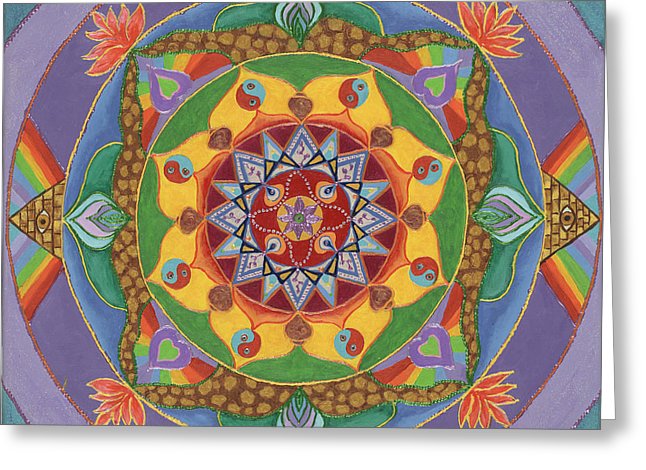 Self Actualization The Individual Need To Evolve - Greeting Card - I Love Mandalas