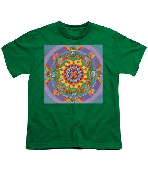 Self Actualization The Individual Need To Evolve - Youth T-Shirt - I Love Mandalas