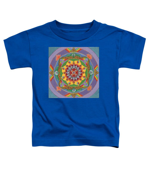 Self Actualization The Individual Need To Evolve - Toddler T-Shirt - I Love Mandalas
