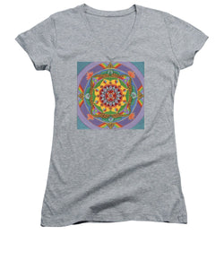Self Actualization The Individual Need To Evolve - Women's V-Neck - I Love Mandalas