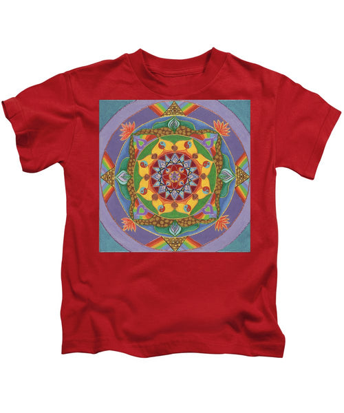 Self Actualization The Individual Need To Evolve - Kids T-Shirt - I Love Mandalas
